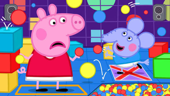 peppa pig - S01E03 - Peppa pig High tech teamwork challenge