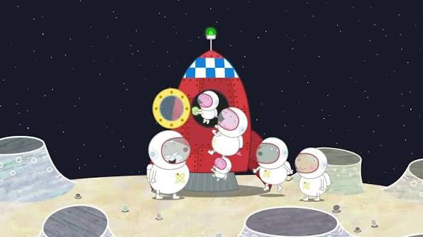 peppa pig - S01E01 - flys to space and lands on the moon