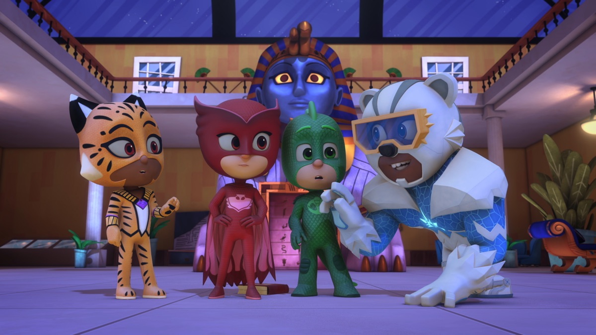 PJ MASKS - S01E06 - pharaoh boy unleashes cat villain